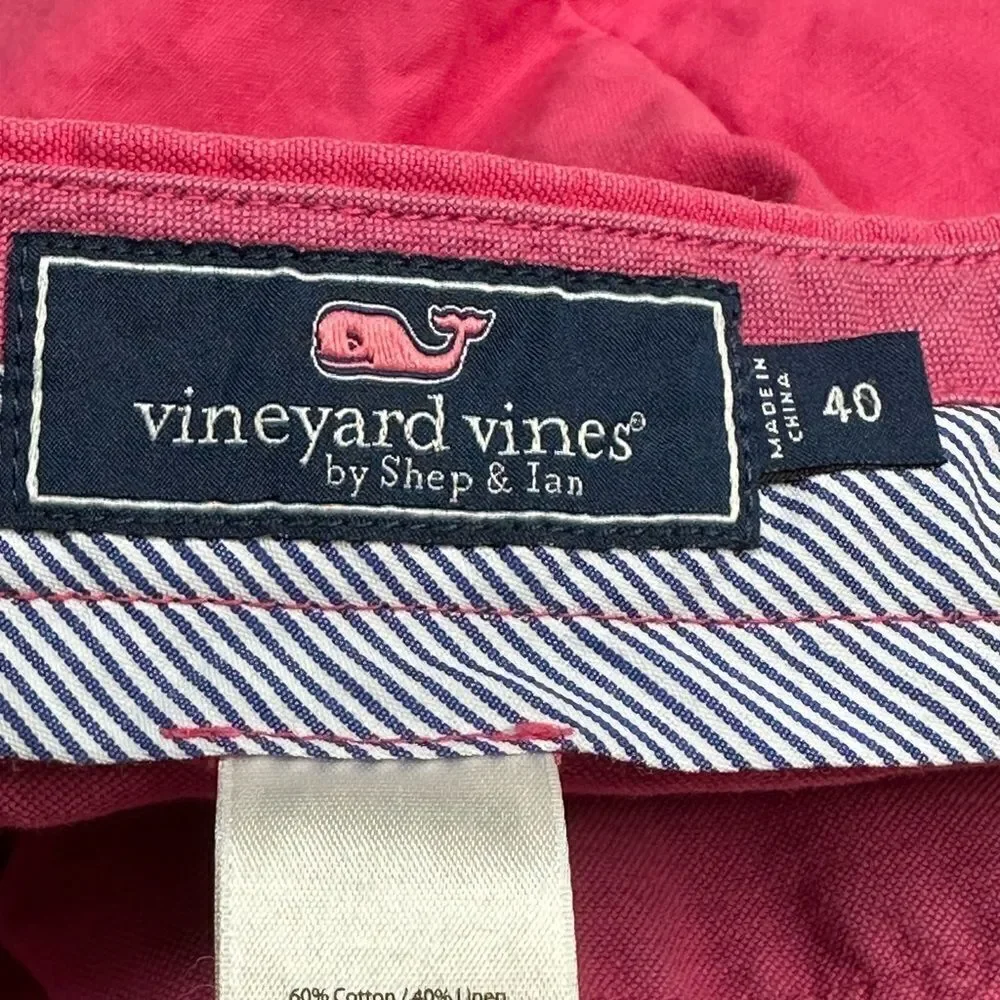 VINEYARD VINES Men's 9 inch cotton linen Shorts size 40